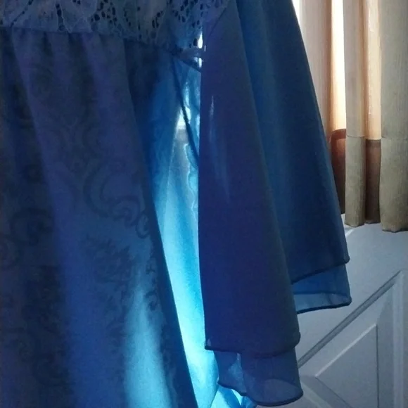 Women's Sheer Floral Lace Short Sleeve Cropped Bolero NWOT Size XL - Picture 8 of 12